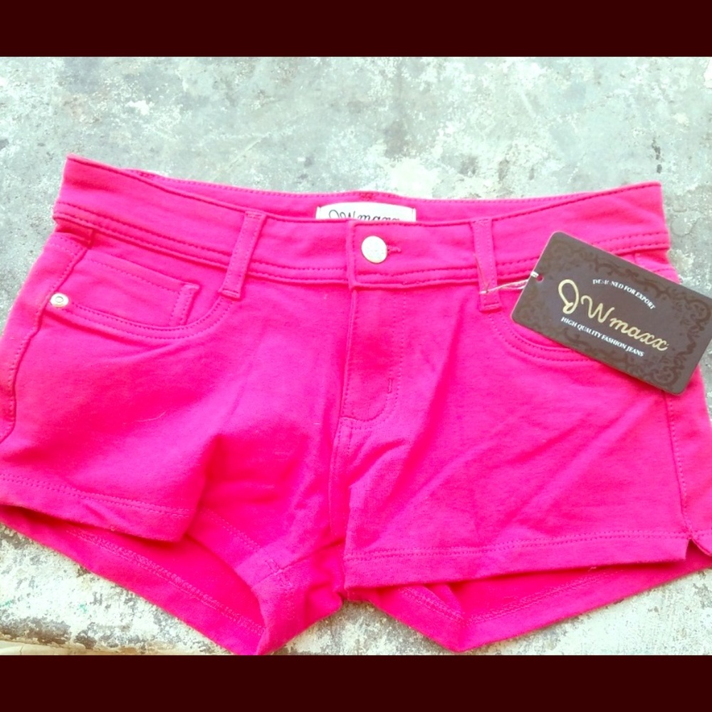 🔥 Large & Xlarge 🔥Hot pink Jeggings shorts